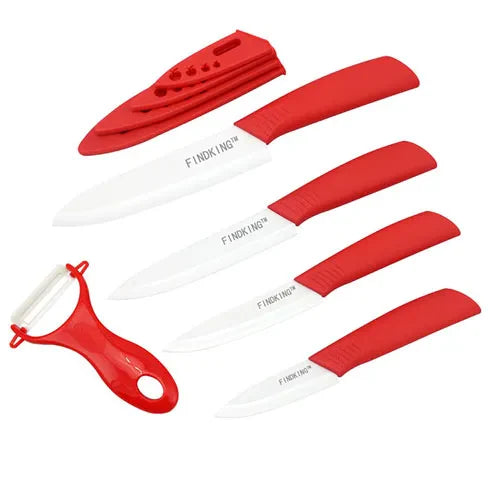 Kitchen Quality ceramic knives for fruits Gifts Zirconia 6 Colors knife set Ceramic Knife Set 3 4 5 6 inch with peeler Covers