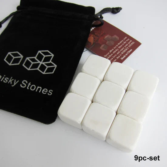 Drixon 100% Natural Whiskey Stones Sipping Dry Ice Cube Whisky Stone Whisky Rock Cooler Wedding Gift Favor Christmas Bar