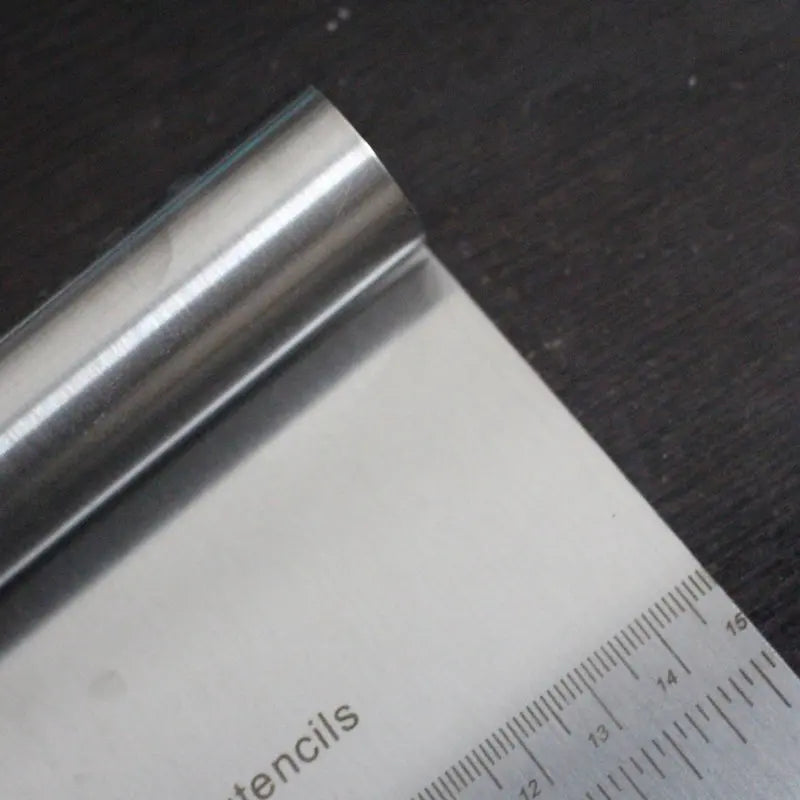 Cake tools stainless steel scraper cutters rice rolls dough scraper 150*120mm