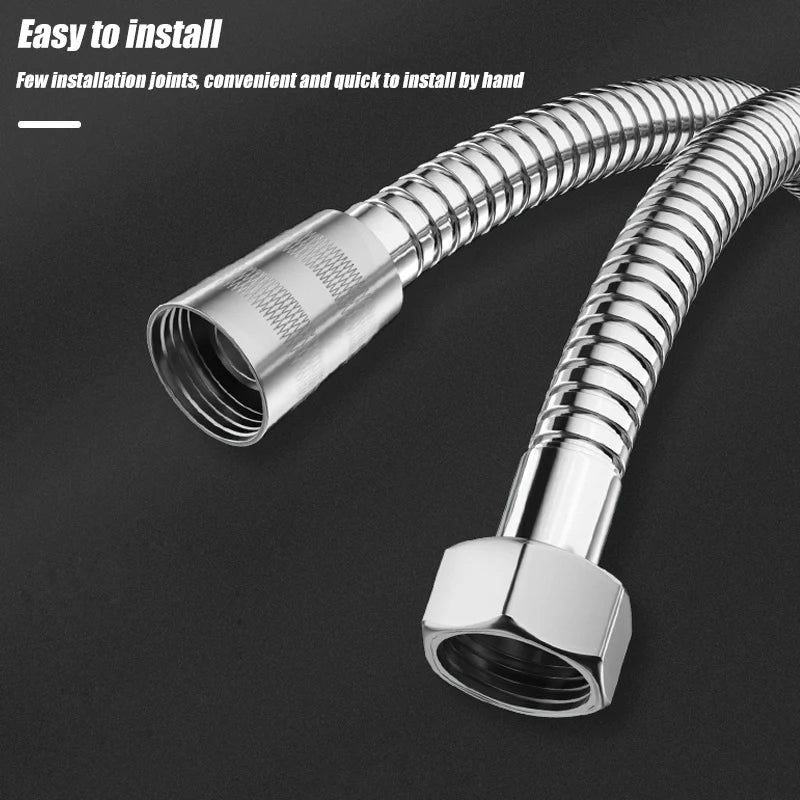 ZhangJi Bathroom Commen Shower Head Hose Flexible Water Pipe 1.5m 2m 3m  High Density  Faucet Shower Hose Bathroom Accessories